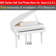 Yamaha CLP795GP Polished White Digital Grand Piano